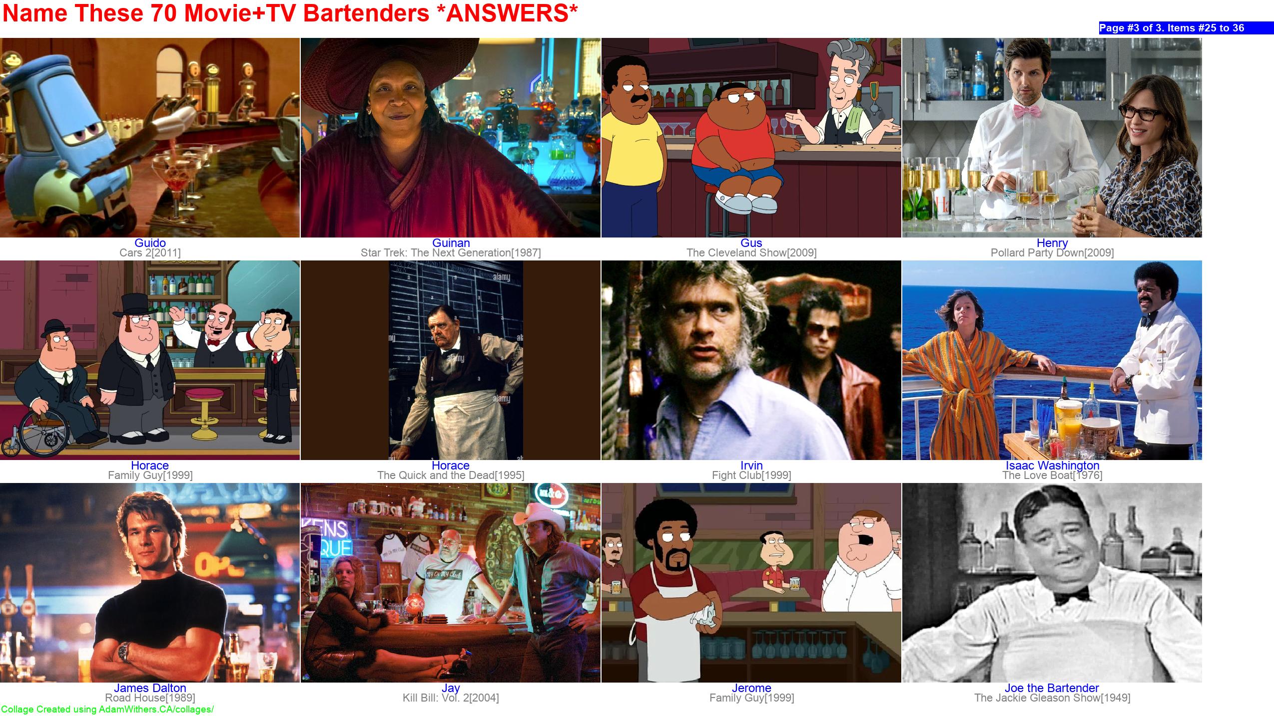 CollageA: guessBartenders Page 3